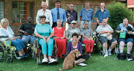 Standing (l to r): Hennie Klynsmith (Avalon), Francois Smuts (Elvey), Thys de Beer (Top Security), Francois Sutherland (Top Security), Jason De Freitas (Elvey); Middle: Ruth Petzer, Dumisane Madinane, Tracy Sevenoaks, Marlene Klynsmith (Avalon), Hennie Niemand, Annette Pieters, Johan Roodt, Ferne Goodchild; in front: Janette Pieters (Avalon)